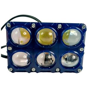 FARO AUXILIAR AZUL DE 6 LEDS 12VCC / FAR-X036