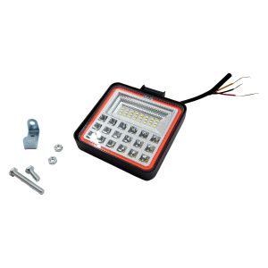 FARO AUXILIAR 72W 12 Vcc 2000LM LUZ BLANCA BORDE ROJO / FAR-X059