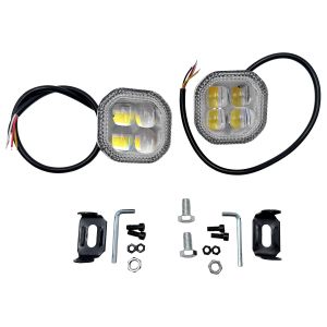 FARO AUXILIAR LUZ BLANCA/ AMARILLA ,ARO DE LUZ RGB 40W 12 Vcc 4000 LM / FAR-X095