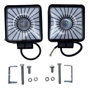 FARO AUXILIAR LUZ BLANCA ARO DE LUZ RGB 35W 12 Vcc 4000 LM / FAR-X100