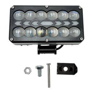 FARO AUXILIAR 12 LEDS 12 Vcc LUZ BLANCA ALTA / LUZ AMARILLA BAJA LUZ DIURNA RGB / FAR-X109