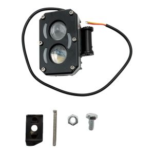 FARO AUXILIAR 2 LEDS 12 Vcc LUZ ALTA /BAJA BLANCA   LUZ DIURNA RGB / FAR-X110