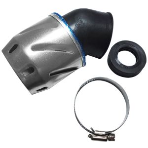 FILTRO DE AIRE DE ALTO FLUJO 28/35/48 MM PLATA / FIA-A012