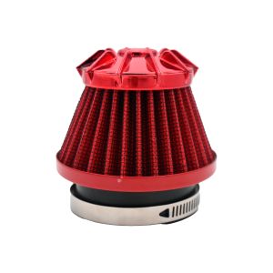 FILTRO DE AIRE ROJO ALTO FLUJO CORTO 35/42/48mm / FIA-A016RJ