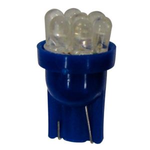 FOCO DE PELLIZCO LED AZUL 12 VCC / FOC-009