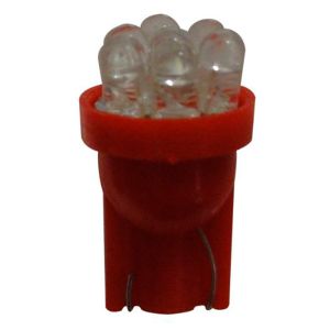 FOCO DE PELLIZCO LED ROJO 12 VCC / FOC-010