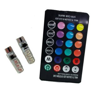 FOCOS PELLIZCO 12 COLORES / 4 FUNCIONES / INTENSIDAD DE LUZ AJUSTABLE CON CONTROL REMOTO 12 VCC / FOC-030