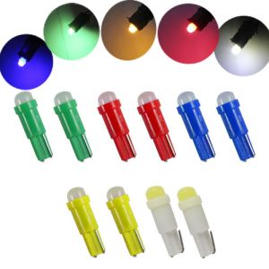 FOCO PARA TABLERO ANTIGOLPES 12 Vcc SET CON 5 PARES AMARILLO, ROJO, VERDE, AZUL Y BLANCO / FOC-034