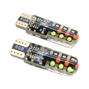 FOCOS PELLIZCO 12 COLORES / 4 FUNCIONES / INTENSIDAD DE LUZ AJUSTABLE CON CONTROL REMOTO 12 VCC / FOC-LED-X009