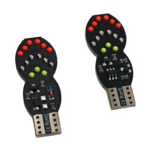 FOCO DE PELLIZCO EN ROJO /VERDE/ AZUL  12 Vcc / FOC-X022