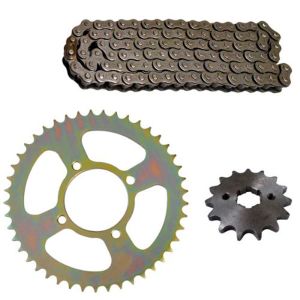 KIT DE SPROCKET IRON BOX  CADENA REFORZADA 428H-126L SPROCKET 45T/14T / KSP-IR02