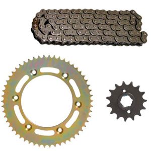 KIT DE SPROCKET IRON BOX CADENA REFORZADA 428H-132L SPROCKET 54T/17T / KSP-IR04