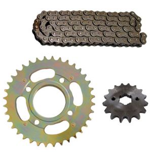 KIT DE SPROCKET IRON BOX CADENA REFORZADA 428H-120L SPROCKET 43T/16T / KSP-IR06