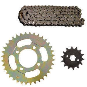 KIT DE SROCKET CADENA REFORZADA 428H-104L SPROCKET 36T/14T / KSP-IR13