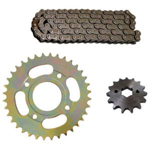 KIT DE SPROCKET IRON BOX CADENA REFORZADA 428H-124L SPROCKET 42T/15T / KSP-IR21