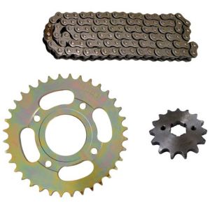 KIT DE SPROCKET IRON BOX CADENA REFORZADA 428H-118L SPROCKET 39T/15T / KSP-IR22