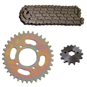 KIT DE SPROCKET IRON BOX CADENA REFORZADA 428H-108L SPROCKET 38T/15T / KSP-IR23