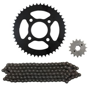 KIT DE SPROCKET IRON BOX  CADENA REFORZADA 428H-128L SPROCKET 46T/15T / KSP-IR31