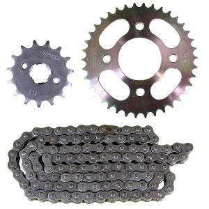 KIT DE SPROCKET IRON BOX CADENA REFORZADA 428H-108L SPROCKET 38T/15T / KSP-IR39