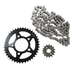 KIT DE SPROCKET IRON BOX CADENA REFORZADA 428H-120L SPROCKET 42T/16T / KSP-IR49