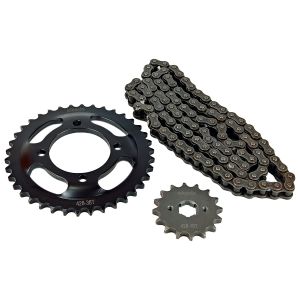 KIT DE SPROCKET IRON BOX  CADENA REFORZADA 428H-102L SPROCKET 38T/16T / KSP-IR55
