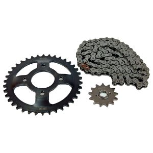 KIT DE SPROCKET  IRON BOX  CADENA REFORZADA 520H-104L SPROCKET 38T/13T / KSP-IR57
