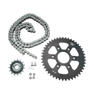 KIT DE SPROCKET RUDOS BIKER CADENA REFORZADA 520HX-114L  SPROCKET 45T/15T / KSP-R01