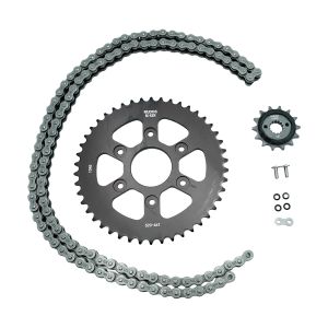 KIT DE SPROCKET RUDOS BIKER CADENA REFORZADA 520HX-114L  SPROCKET 46T/14T / KSP-R02