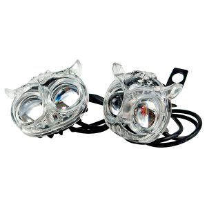 FARO AUXILIAR VISTA DE BUHO TRASPARENTE 12VCC / LUZ-X005