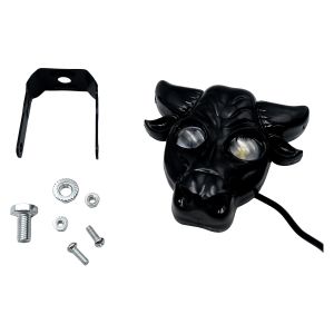 CABEZA DE TORO LUZ BLANCA / LUZ AMARILLA/ STROBO  12 Vcc / LUZ-X015