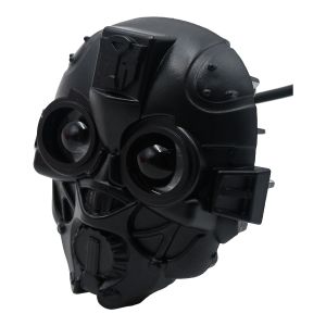 ROBOT STYLE CARCASA TRASPARENTE LUZ BLANCA / LUZ AMARILLA/ STROBO 12 Vcc 15W / LUZ-X018