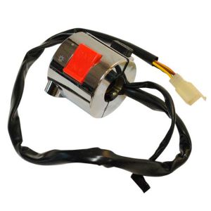 MANDO DER  12 Vcc CROMADA / MAN-035