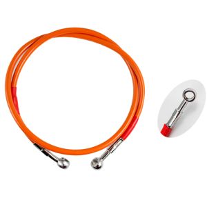 MANGUERA BOMBA DE FRENO NARANJA 1000 mm / MNG-A002