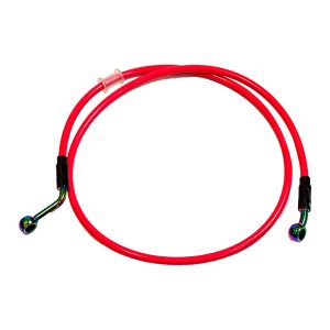 MANGUERA HIDRAULICO ROJO 1150 mm CONEXIÓN EN TORNASOL / MNG-A009