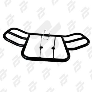 Parrilla Cubre Piernas Burrera Negro Mate / PAR-051