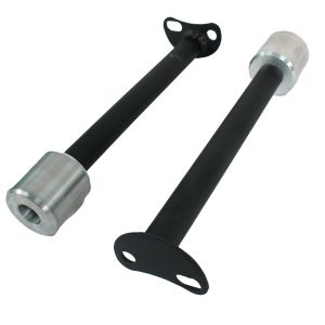 DESLIZADOR SLIDER NEGRO MATE (CORTOS) PUNTA ALUMINIO / PAR-052