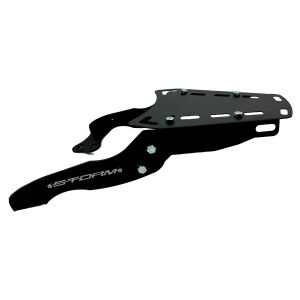 COSTO - PARRILLA PORTA BULTOS ARTICULADA AJUSTABLE NEGRO MATE / PAR-092