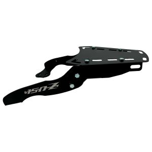 PARRILLA PORTA BULTOS ARTICULADA AJUSTABLE NEGRO MATE / PAR-094