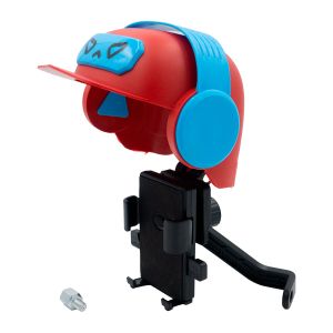 SOPORTE DE CELULAR EN RETROVISOR ROJO/AZUL / PCL-018