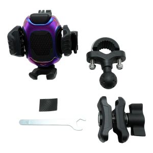 SOPORTE HYPER GRIP CELULAR MANUBRIO NYLON / ALEACION DE ALUMINIO / PCL-026