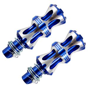 POSAPIES TRASEROS ALIEN AZUL / PLATA ALUMINIO UNIVERSALES / POP-079AZ