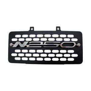 JUEGO DE PROTECTORES NEGRO-PLATA(RADIADOR/TAPON DE GASOLINA/LIQUIDO DE FRENO/ABRAZADERA DE MANUBRIO) / PRT-X015NP