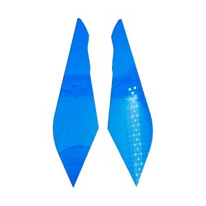 PROTECTOR DE FARO AZUL MATERIAL ACRILICO CON CINTA ADHESIVA / PTF-X007