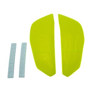 PROTECTOR DE FARO VERDE MATERIAL ACRILICO CON CINTA ADHESIVA / PTF-X010