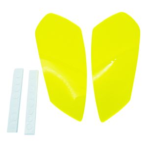 PROTECTOR DE FARO VERDE MATERIAL ACRILICO CON CINTA ADHESIVA / PTF-X013