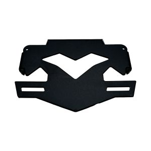 PORTA PLACA NEGRO / PTP-006