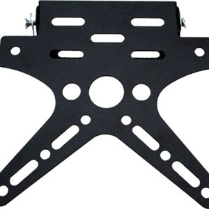 PORTAPLACAS UNIVERSAL TIPO ESTRELLA PARA MOTOCICLETAS (CALIBRE 18) / PTP-X002