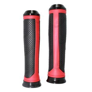 PUÑOS GEL ANTIDERRAPANTE CON BASE Y PUNTA ALUMINIO ROJO C/ TUBO MOVIL / PUÑ-135