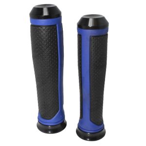 PUÑOS GEL ANTIDERRAPANTE CON BASE Y PUNTA ALUMINIO AZUL C/ TUBO MOVIL / PUÑ-136