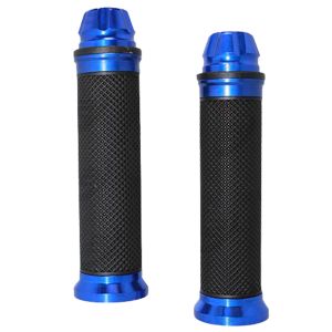 PUÑOS PVC ANTIDERRAPANTE CON BASE Y PUNTA ALUMINIO AZUL C/ TUBO MOVIL / PUÑ-144